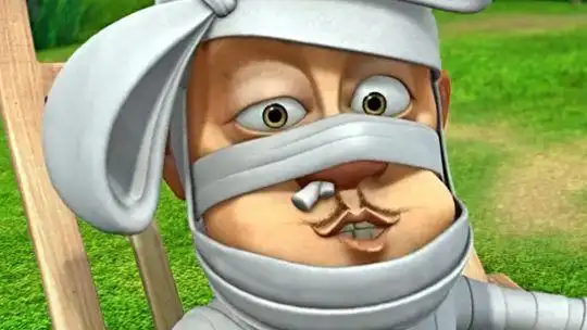 浑身绑着绷带的光头强玩杂技!