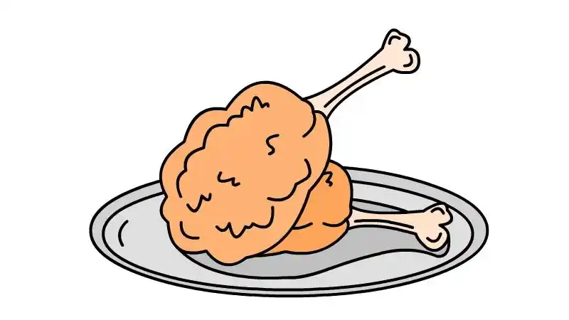 炸鸡怎么画 炸鸡怎么画简单又漂亮 炸鸡怎么画简笔画图片-养娃家