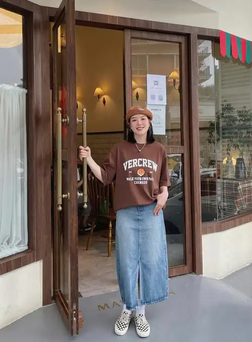 日系穿搭被很多人问的棕色系