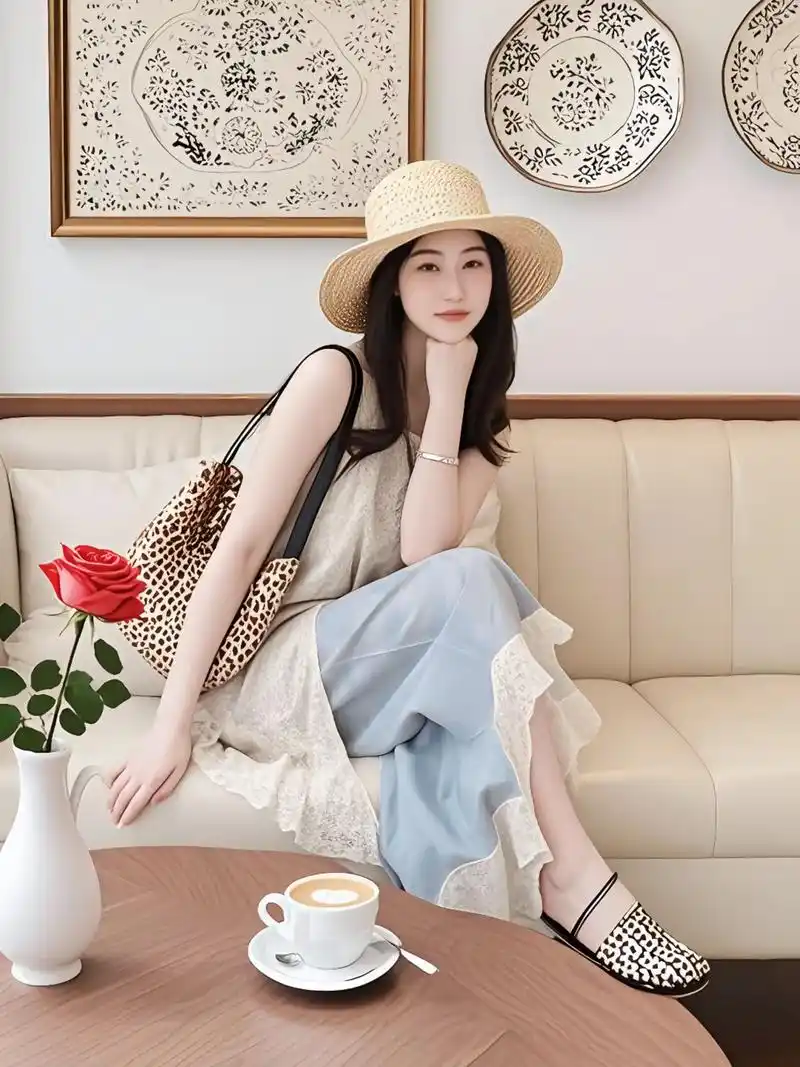 轻奢欧若风设计师蕾丝拼接牛仔气质套装女洋气休闲装2025夏季