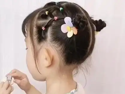 简单易学,适合所有女宝宝#儿童编发 #儿童编发教程4