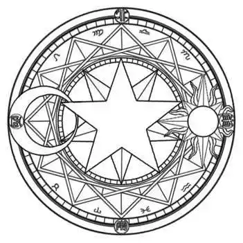 想要这张百变小樱的魔法阵图片,最好高清_你问我答网