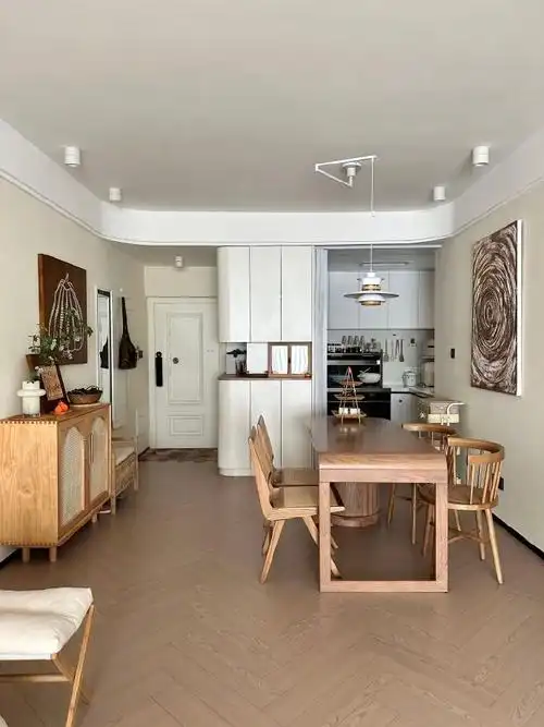 软装部分,原木色系家具