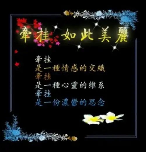 牵挂着,那份永恒又纯粹的友谊