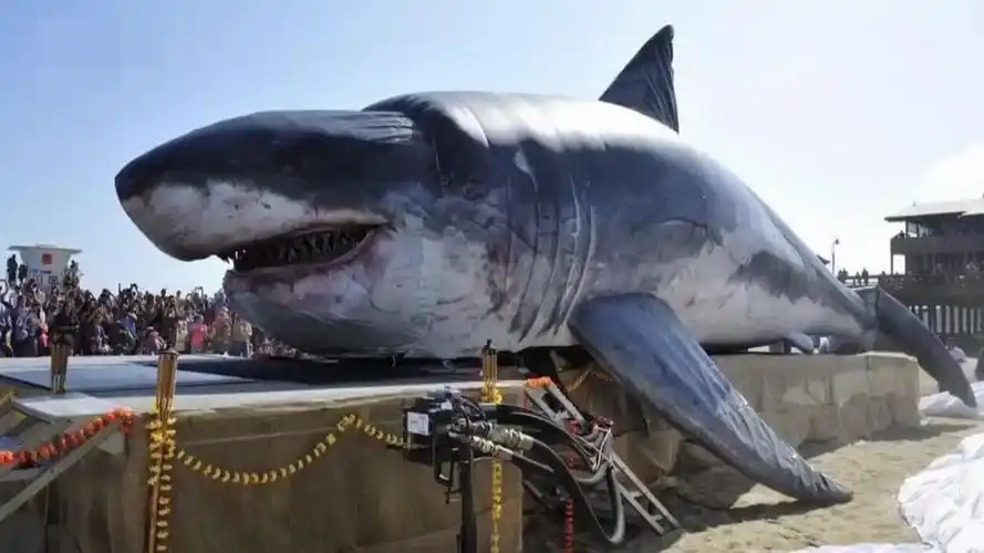 难得一见的巨型鲨鱼