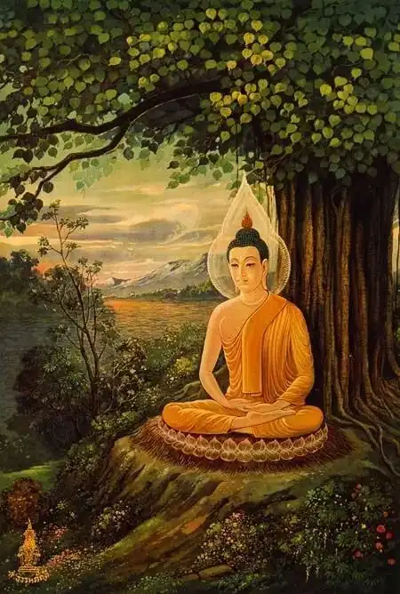 菩提树下成佛图片 菩提树下阿弥陀佛