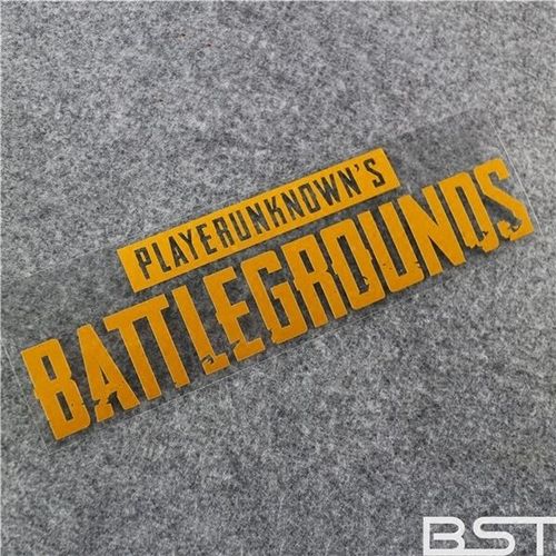 绝地求生车贴 pubg跳伞英文标志logo蓝洞吉利吃鸡汽车贴纸机箱贴