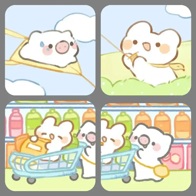 08.13猪猪和兔兔#优质头像 #一 - 抖音