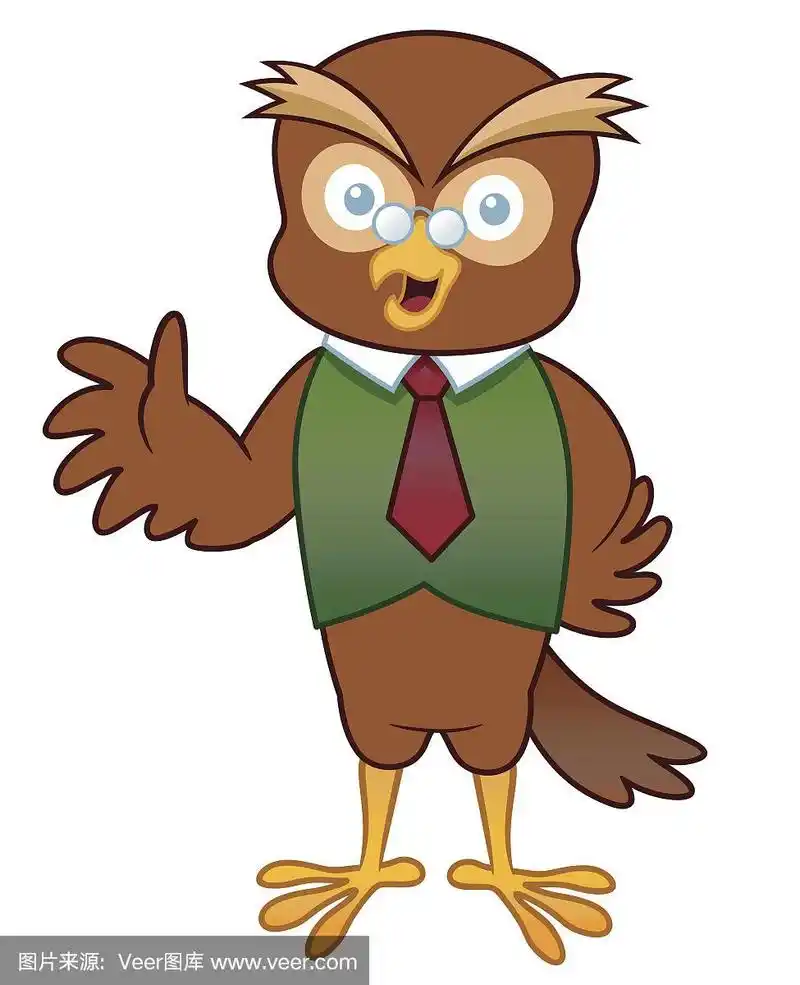 卡通猫头鹰