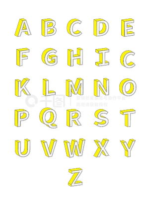 26个字母万圣节元素