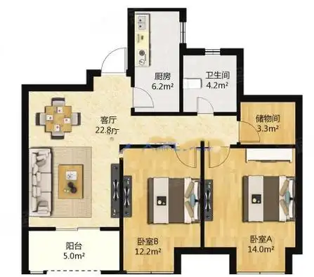 昆山花桥花桥老镇龙光花溪澜园新上龙光花溪澜园 3室2厅1卫 精装修