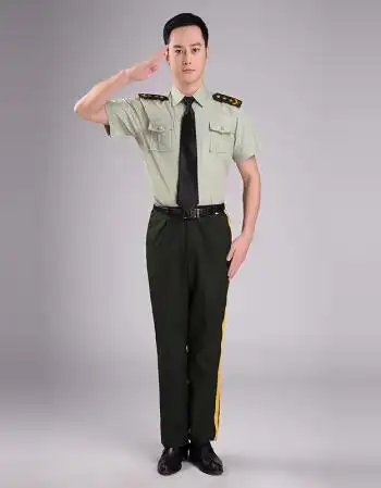 陆军职业军警衣服男女款军装礼服夏旗班升旗手文工团军乐队服装演出服