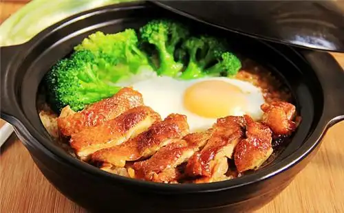 照烧鸡煲仔饭的做法