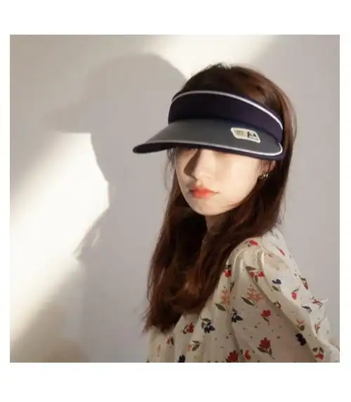 阿古拉尼艾尔帽子女夏天防晒帽2021新款网红遮阳帽防紫外线空顶帽夏