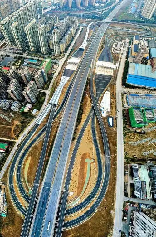合肥绕城高速公路集贤路互通立交正式通车