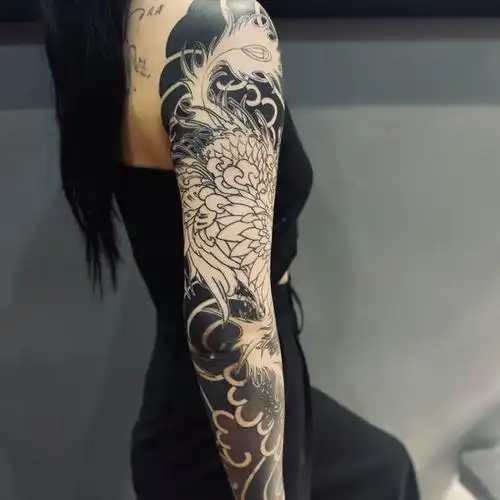 凤凰花臂_纹身吧社区 - 纹身大咖