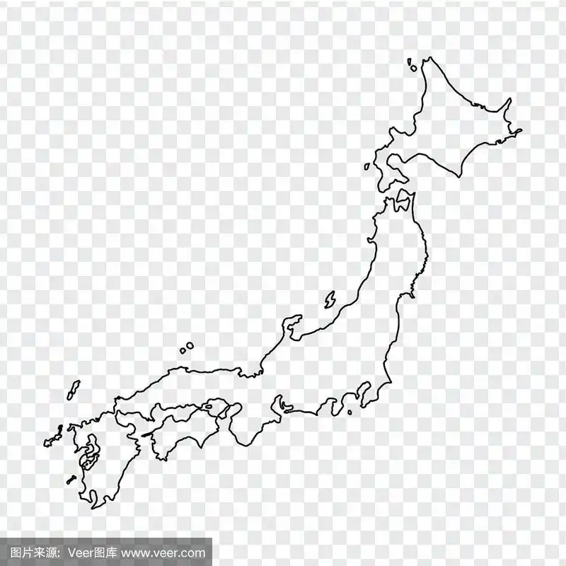 日本,透明,矢量,空白的,扁平化设计