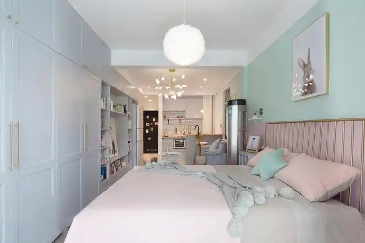 北京装修 北京装修案例 40平米轻奢风单身公寓