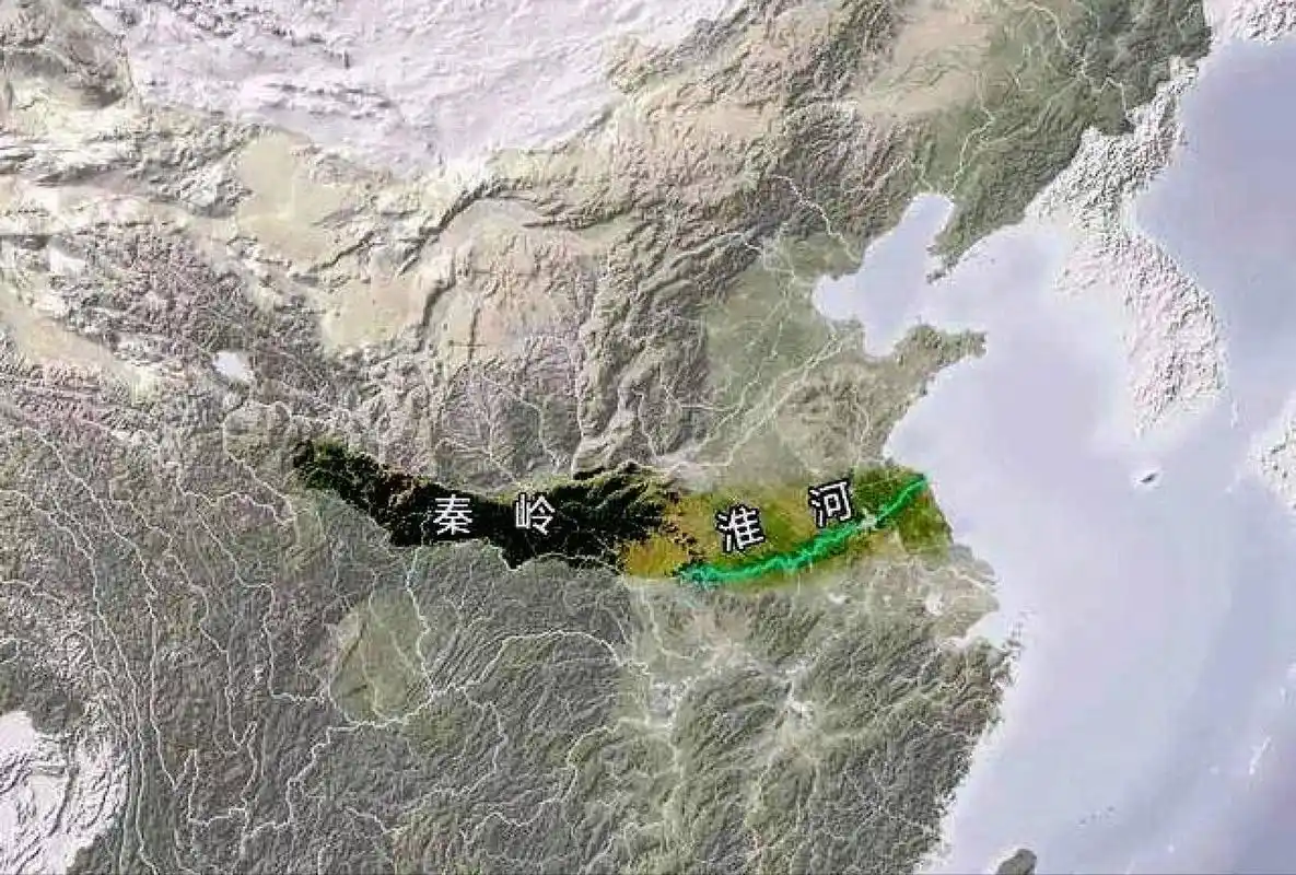 秦岭淮河一线是1908年才提出的南北分界线 南北分界线应该参考汉地