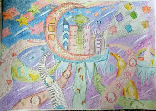 广州市长兴中学第十九届艺术节——"科技创作,激扬想象" 绘画作品展