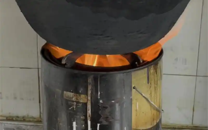 三次气化猛火柴火炉(请勿模仿放在灶台上)