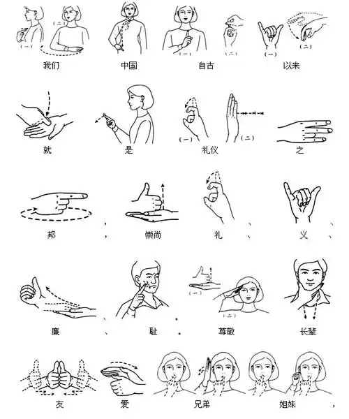 手语连载八