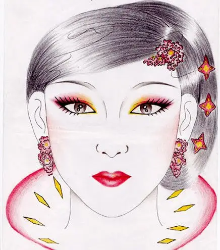 美人图(纸上化妆)