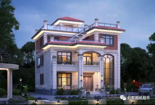 4套平屋顶农村别墅精致时尚有范南北方都可以建造价适中