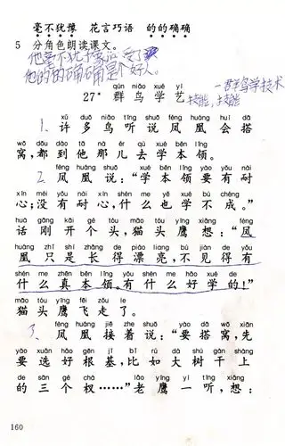 课文朗读群鸟学艺