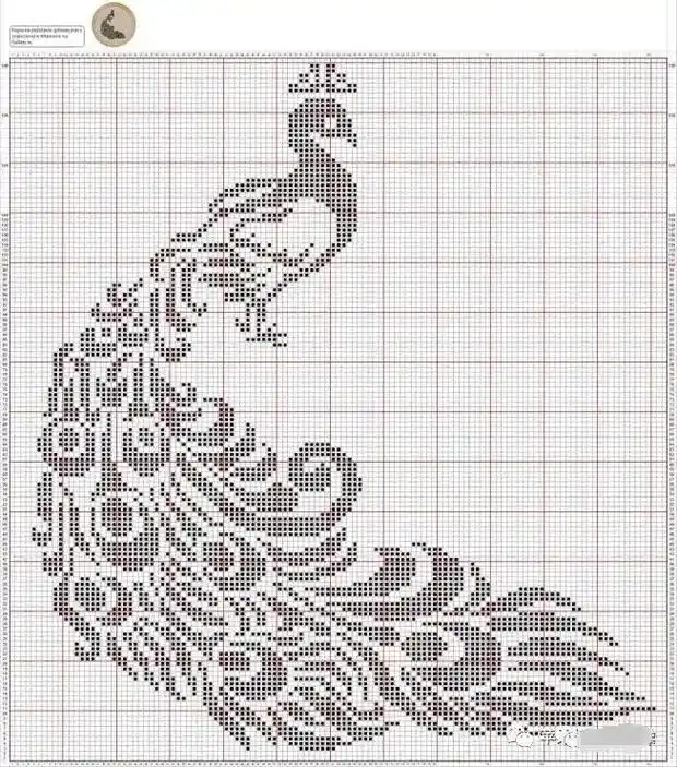 方格花样图解#爱生活爱编织#钩针编织 #我的抖音生活日记 - 抖音