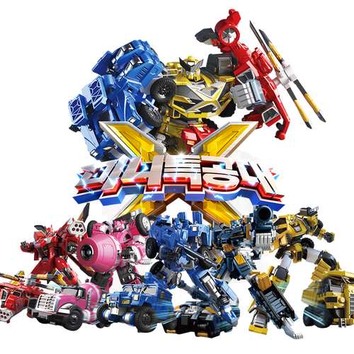 展高迷你特工队玩具变形合体机器人男孩弗特机甲生日儿童圣诞节礼物