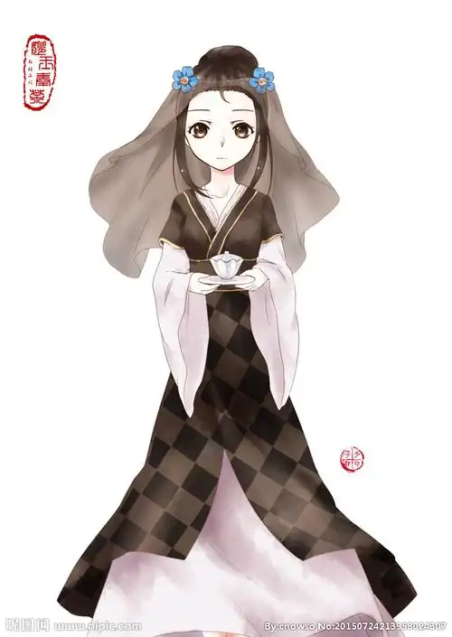 妙玉奉茶(红楼梦人物)图片