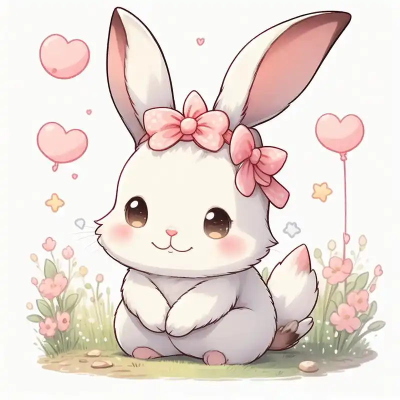 这种可可爱爱的兔子头像也太让人心动了叭!