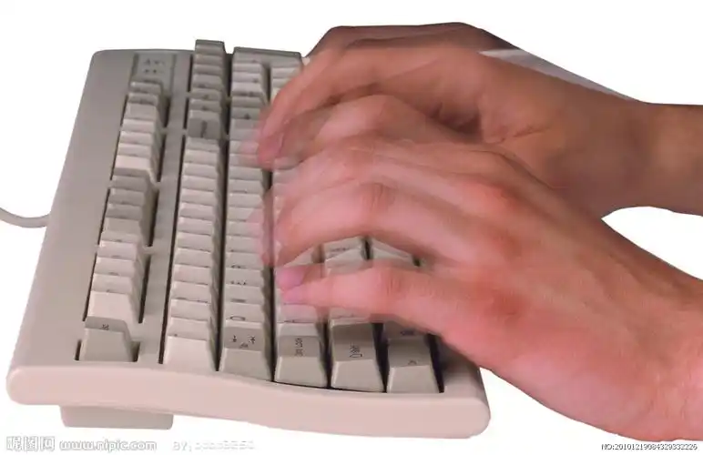 敲键盘图片