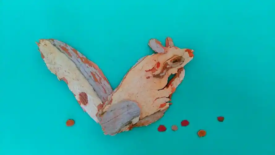 我的树皮画之二