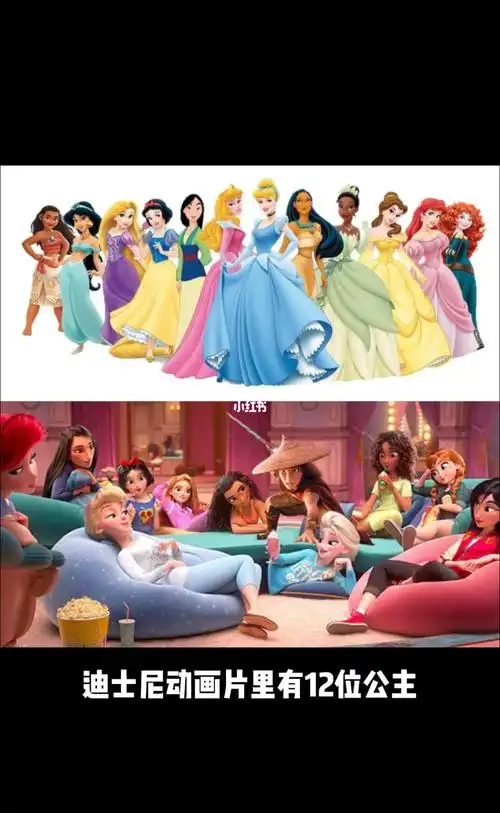 迪士尼公主人名与图片