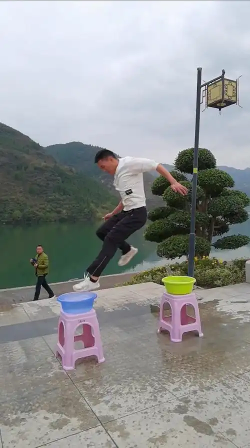 中华武术#民间功夫轻功水上漂轻