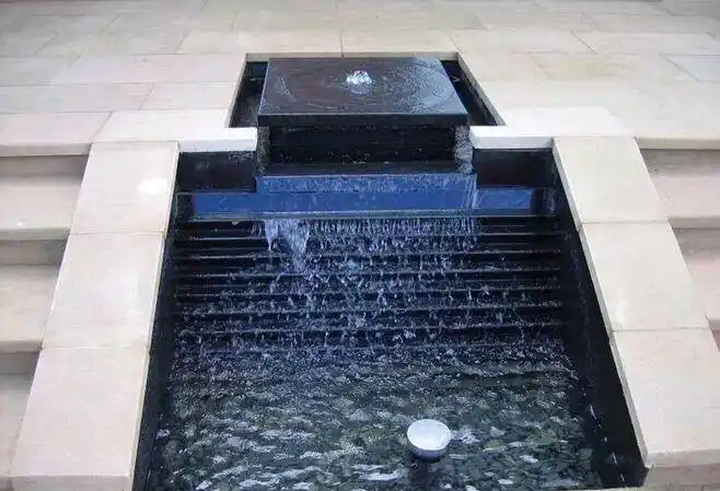 庭院景观叠水设计…#设计图舍-景观