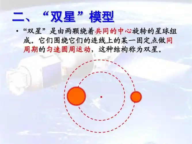 地球同步卫星和双星模型 课件 ppt