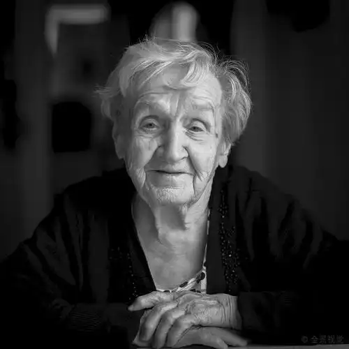 头像,老人,黑白_高清图片_全景视觉