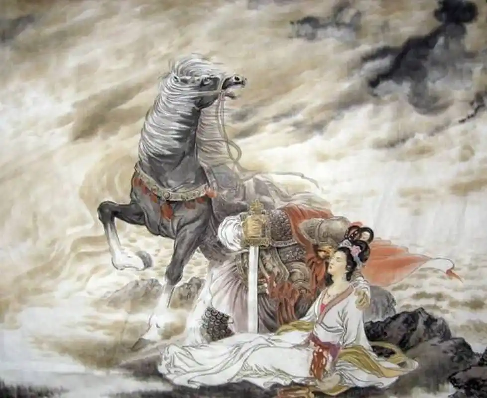 虞姬是项羽一生挚爱,但是当项羽兵败垓下后,他却亲眼目睹虞姬因不愿