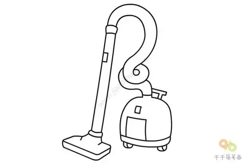 如何画吸尘器简笔画