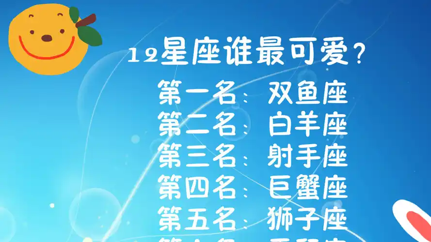 12星座颜值最高前六名,天秤座是第一,其他排名你上榜了吗?