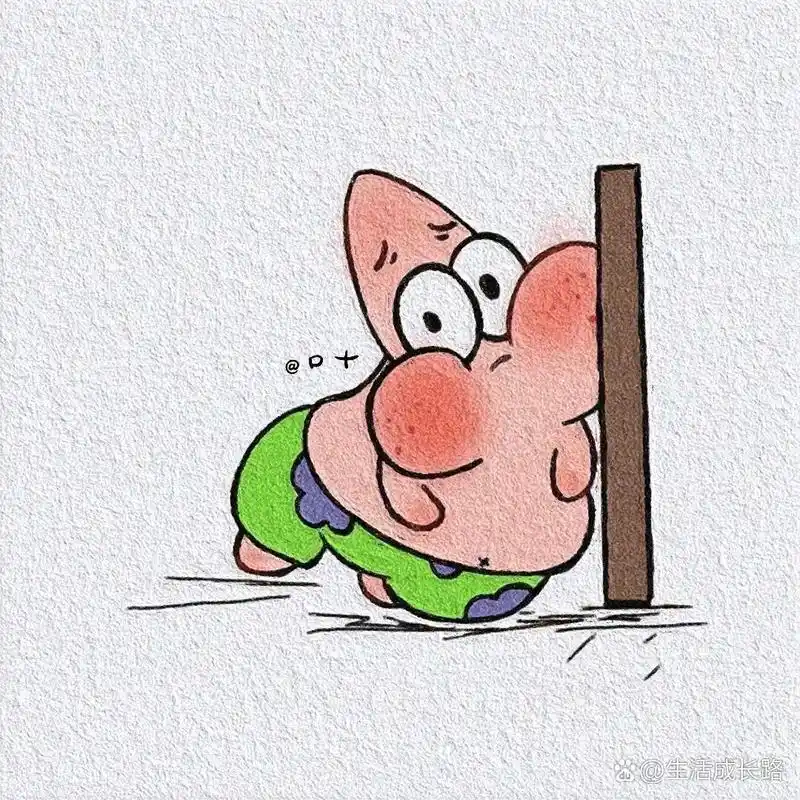 94海绵宝宝和派大星cp头像简笔画94 来自动漫领域创作者sunshine