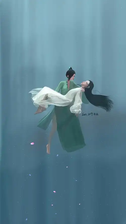 白蛇缘起—青白手绘93