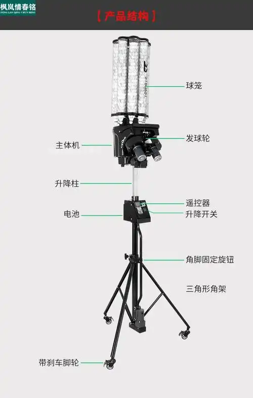 羽毛球自动发球机羽毛球训练器自动发球机练习器陪练神器便携挥拍教练