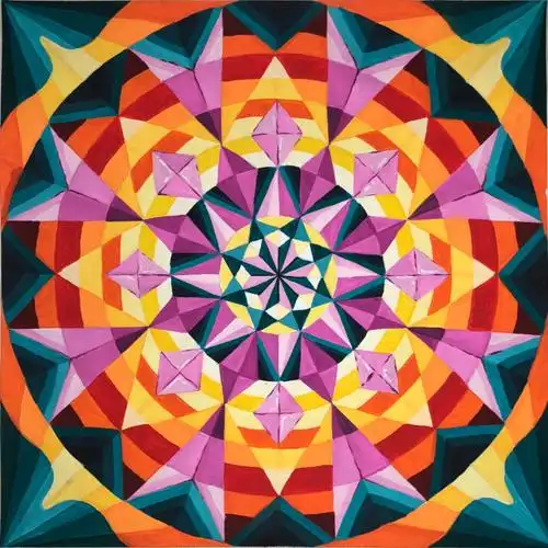 色彩构成 假的空间混合