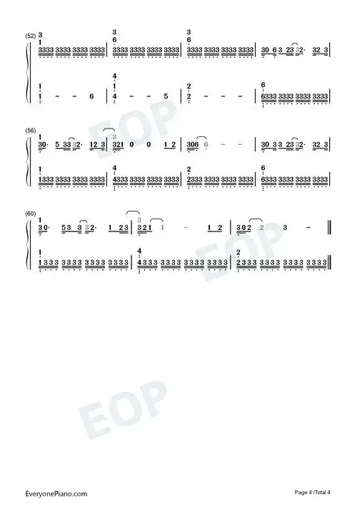 神树-华晨宇双手简谱预览4