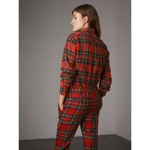 苏格兰格纹羊毛衬衫 产品图片21