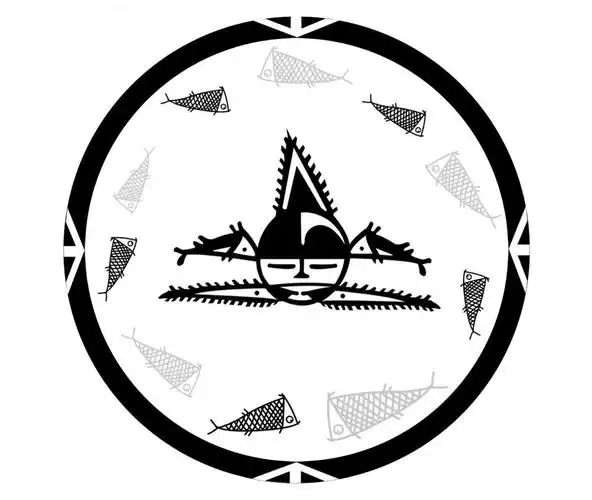 (新石器时代人面鱼纹彩陶盆)